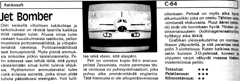 Jet Bomber